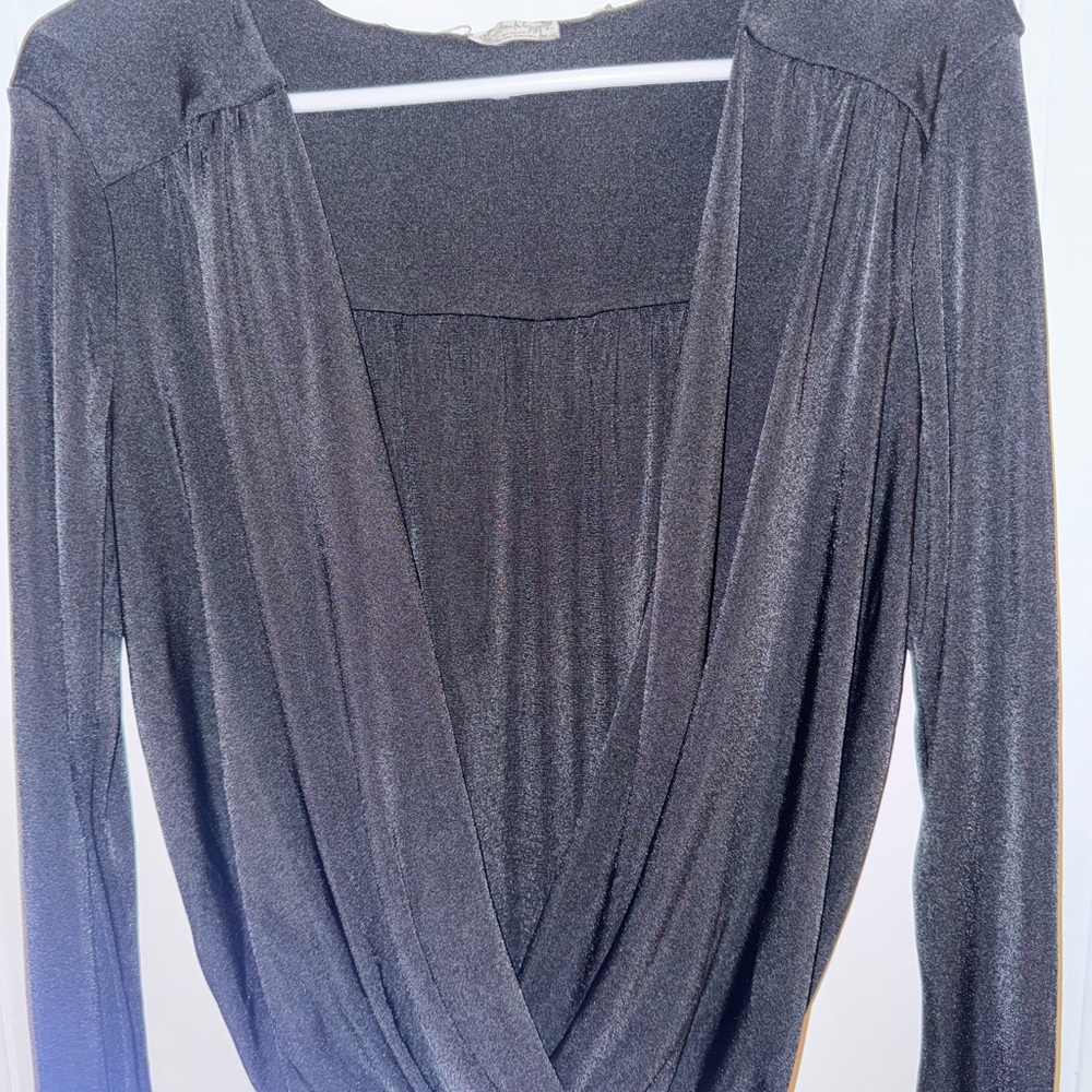 Black long sleeve bodysuit